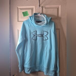 Under Armour Women's Light Blue Cowl Neck Sweater
